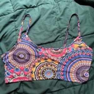 Boho Mandala Rave Crop top / Bra top